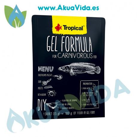 Tropical Gel Formula Carnivorous 35 Grs