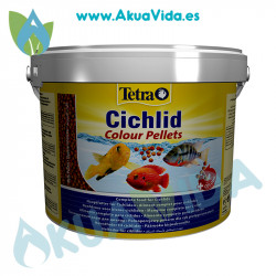 Tetra Cichlid Color Pellets 10 Lts 3.400 Grs