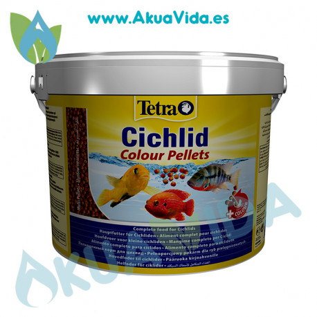 Tetra Cichlid Color Pellets 10 Lts 3.400 Grs