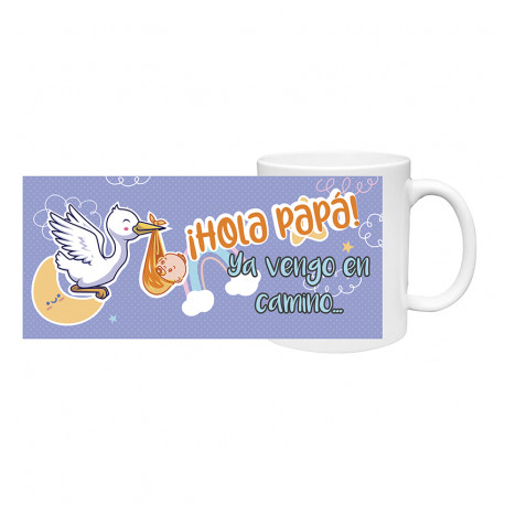 Taza Papa - Hoy Inaguramos el primer dia del Padre Bebe Azul -