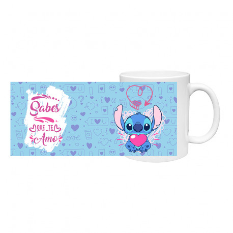 Taza Love - Stich mi lugar favorito esta a tu lado