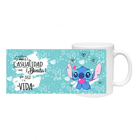 Taza Love - Stich Azul Sabes que te Amo -