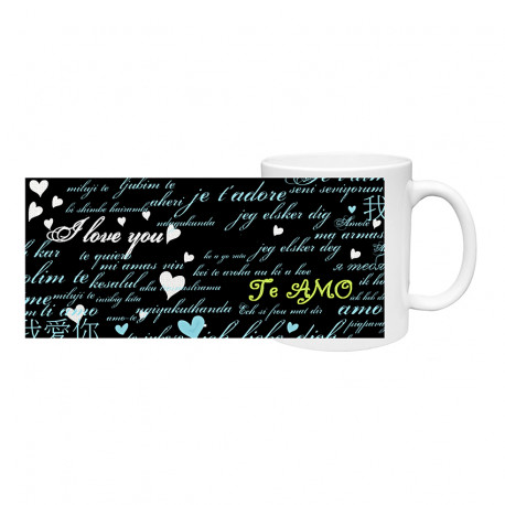 Taza Love - Muñecos -