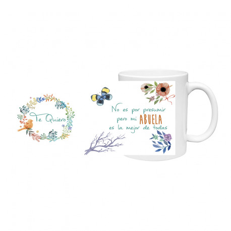 Taza Abuela - No se puede presumir pero mi Abuela -