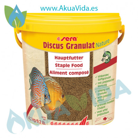 Sera Discus Granulat Nature 4,200 Krg (10 Lts)