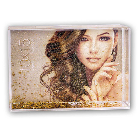 ZEP Marco de fotos con Nieve flotantes RB106 (10x15 cm) + Foto impresa GRATIS