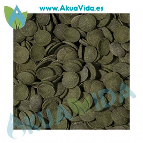 Tropical Green Algae Wafers espirulina en tabletas 113 Grs 250 Mlts