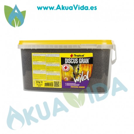 Tropical DISCUS GRAN Wild 5Lts 2.200 Kgr
