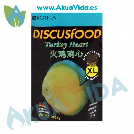 Discusfood Turkey Heart Soft XL 80 grs