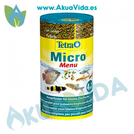 Tetra Micro Menu 4 en 1 100 Ml - 65 Gr